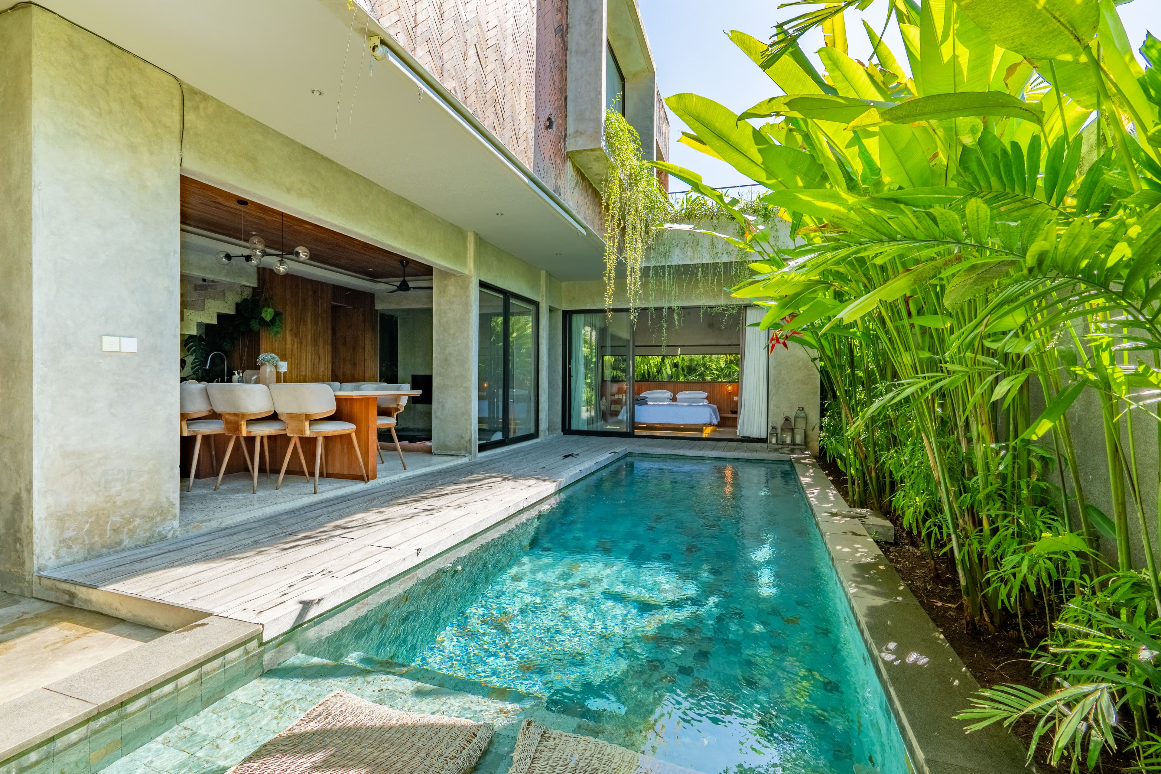 Villa Wabi Sabi dengan Kolam Renang di Ungasan