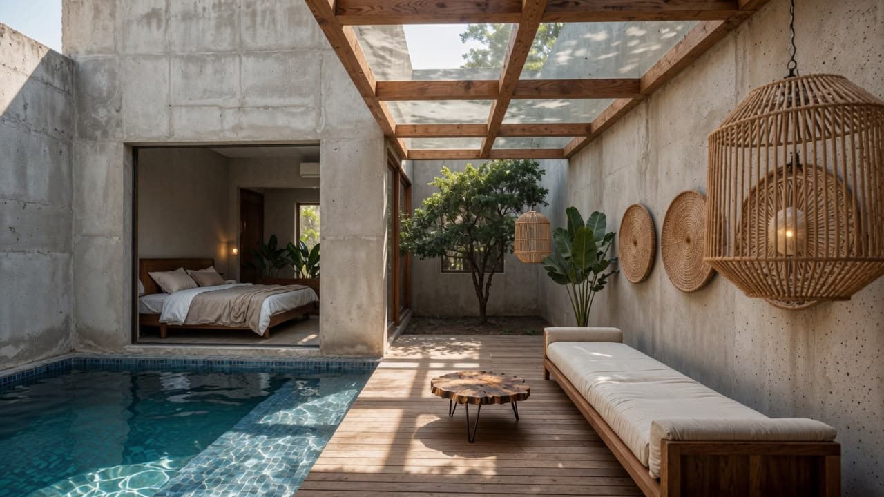VILLA MODERN BRUTALISM DI UNGASAN